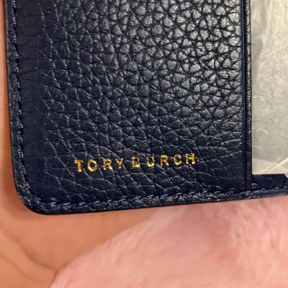 💙Tory Burch Britten Mini Wallet💙Royal Navy - Picture 4 of 11